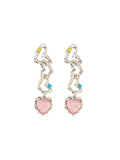 Heart Earring for Women - Set of 10 Pairs