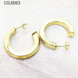 Geomrice Slim Hoop Earrings for Women 58017