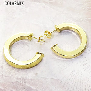 Geomrice Slim Hoop Earrings for Women 58017