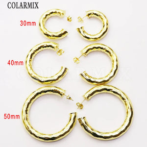10 Pairs Round Hoop Earrings for Women