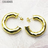 10 Pairs Round Hoop Earrings for Women