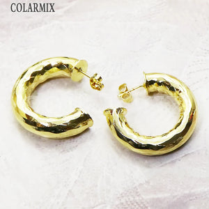 10 Pairs Round Hoop Earrings for Women
