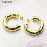 10 Pairs Round Hoop Earrings for Women