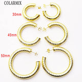 10 Pairs Round Hoop Earrings for Women