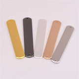 10 pcs 36 * 7mm Copper Sheet Necklace Pendant DIY Supplies