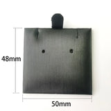 10 pcs Pu Leather Earring Card Holders Necklace Display Stand