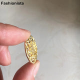 10 pcs Brass Base Setting For 10mm Cabochon, Round Brass Filigree Base Cup