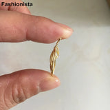 10 pcs Brass Leaf Charm 20.5*24.5mm,Gold-color,For Jewelry & Crafts DIY