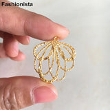 10 pcs Double Sided Brass Wire Charms 25*27mm For Jewelry Making
