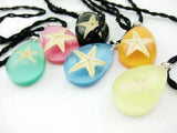 10 pcs Colorful Starfish Pendant Accessories
