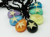 10 pcs Colorful Starfish Pendant Accessories