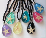 10 pcs Colorful Starfish Pendant Accessories