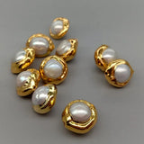 10 pcs Natural Pearl Beads Charms DIY Jewelry Making