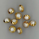 10 pcs Natural Pearl Beads Charms DIY Jewelry Making