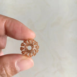 10 pcs Brass Filigree Beads 15x13.6mm Europe Beads For Jewelry Making - AB