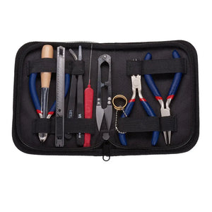 10 pcs Jewelry Making Supplies Beading & Repair Tools Findings Kit