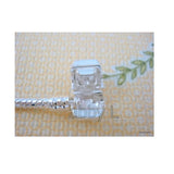 10 pcs Snap Clasp Snake Chain Bracelets Silver Plated Beads Jewelry DIY