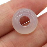 10 pcs Natural Stone Beads Abacus Shape Big Hole Beads for DIY Jewelry Making