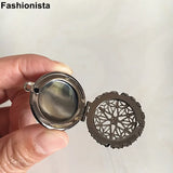 Picture Frame Locket Brass Steampunk Filigree Wishing Box Charm Pendants