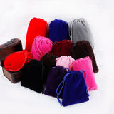 10 pcs/lot Velvet Pouches Jewelry Display Drawstring Gift Bags