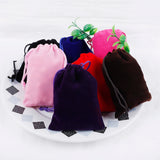 10 pcs/lot Velvet Pouches Jewelry Display Drawstring Gift Bags