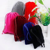 10 pcs/lot Velvet Pouches Jewelry Display Drawstring Gift Bags