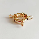 10 pcs Sailor Clasp Real 18k Plating Necklace/Bracelet Clasp