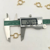 10 pcs 18k Plated Sailor Clasp 16mm/14mm Necklace Findings