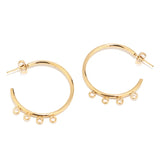 10 pcs Stainless Steel Hoop Earrings DIY Earring for Women