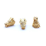 10pcs Antique Tibetan Lion Head Metal Charms for Jewelry Making