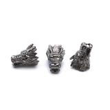 10pcs Antique Tibetan Lion Head Metal Charms for Jewelry Making