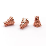10pcs Antique Tibetan Lion Head Metal Charms for Jewelry Making