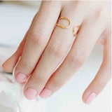 10 pcs Mix Open Wire Band Adjustable Rings Female Jewelry