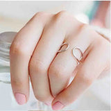 10 pcs Mix Open Wire Band Adjustable Rings Female Jewelry