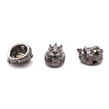 10 pcs Vintage Helmet Beads for Men Bracelet DIY Jewelry Making