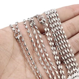 10 pcs/lot Stainless Steel Lacylike Necklace Chain 20'' 24''
