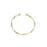 10 pcs/lot metal wave bangle cuff bracelet