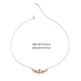 10 pcs card captor heart wing crown necklace