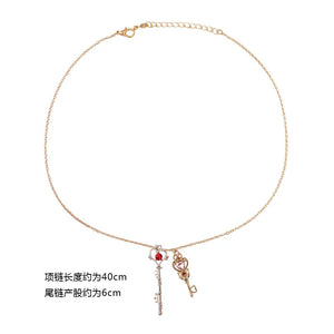 10 pcs/lot Card Captor Key Necklace