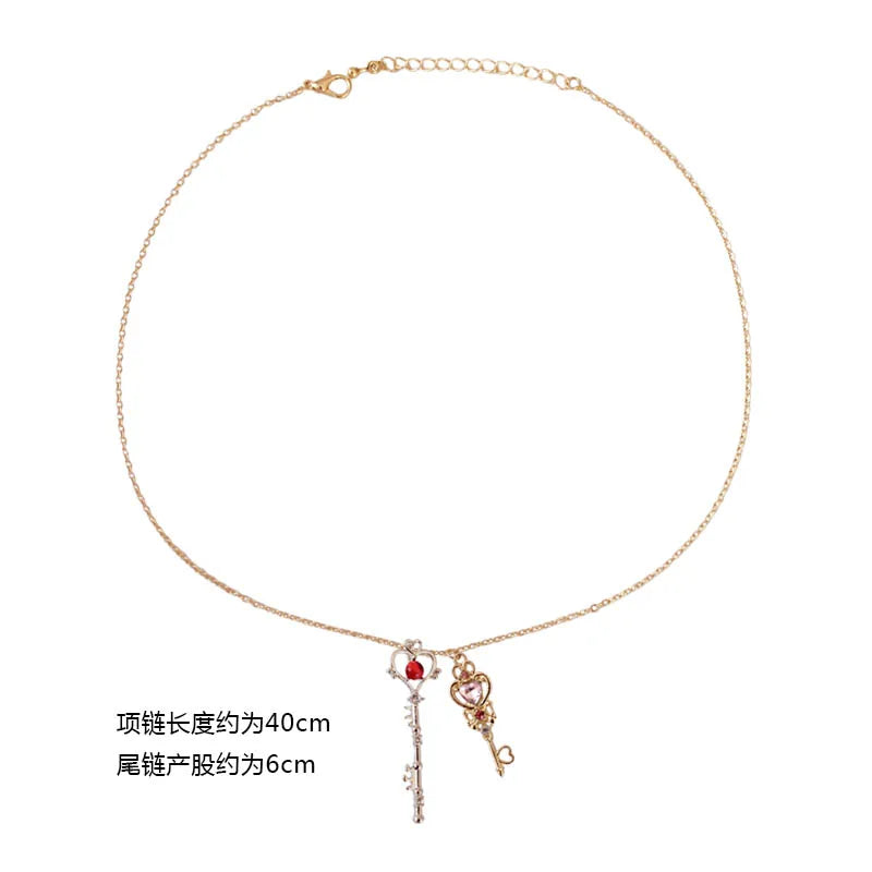 10 pcs/lot Card Captor Key Necklace