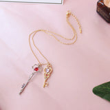 10 pcs/lot Card Captor Key Necklace