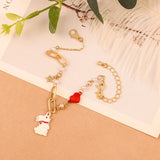 10 pcs Metal Heart Rabbit Pearl Bracelet Jewelry Accessories