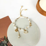10pcs Metal Enamel Moon Star Cat Charm Bracelet