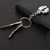 10pcs/lot Novelty Metal Keychains Alloy Keyrings Bag Charms Car Key Rings