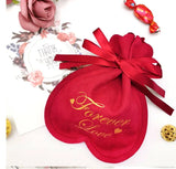 10 pcs Velvet Bags Pouches Drawstring Jewelry Packing Bags