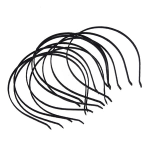 10 Satin Headband Clip Set for Women and Girls