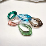 DIY Spring Water Drop Ring Pendant Accessories Material