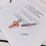 10Pcs White Gold Stainless Steel Earrings Fashion Jewelry Supplies