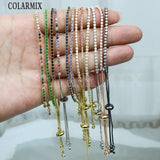 Slim Colors Zircon Tennis Bracelet Crystal Women Summer Jewelry