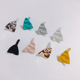 10pcs Spring and Morandi Triangle Earrings DIY Material Accessories